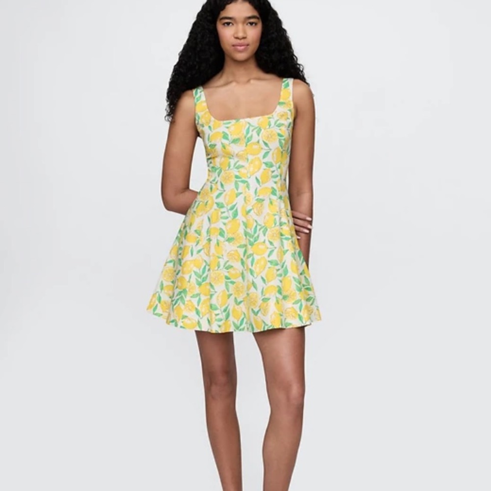 Linen-blend Mini Dress